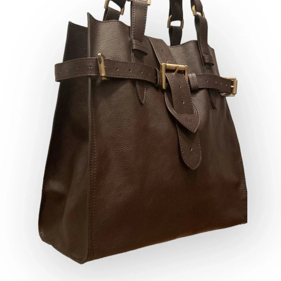 Mulberry | Vintage Elgin Tote in Chocolate Pebbled Leather - Picture 1 of 16